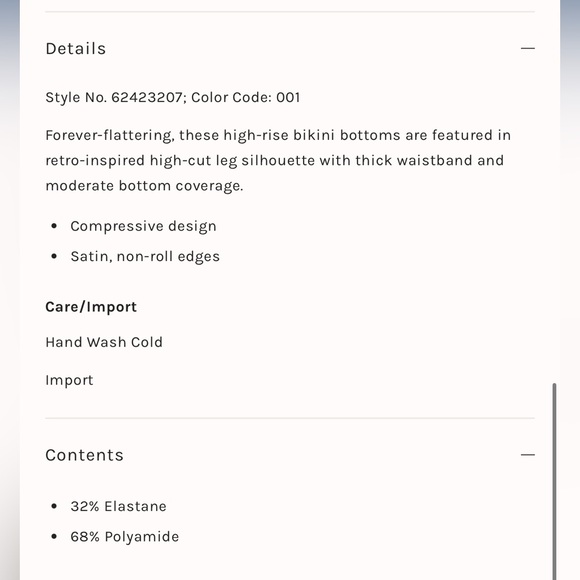 Free People It’s Cool Now Black Hi Waist Contour Surf Swimsuit Bikini L/XL - Picture 7 of 7